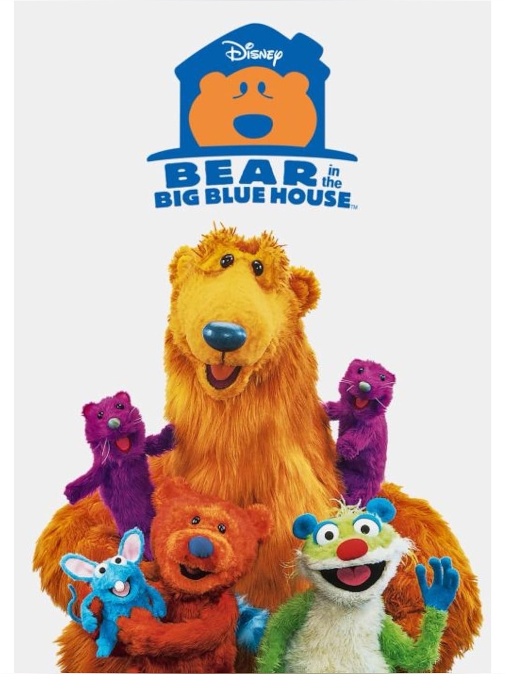 Bear in the big blue house seasons 1-4 MOD / DVD Made on Demand
